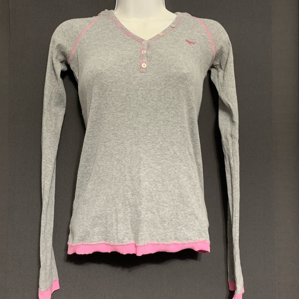 PINK Victoria Secret Long Sleeved Hoodie Shirt